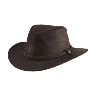 Chapeau randol's suede huile havane